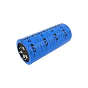 Condensador de canal del fabricante 1.2 mF CAP ALUM 350V POLAR MAL229955122E3 de montaje a través de orificio - Product Image 1
