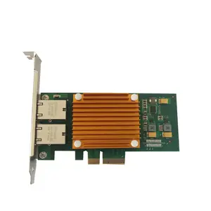 10 기가비트 PCI Express 네트워크 카드-10G PCIe 이더넷 서버 어댑터 카드-듀얼 RJ45 포트 기가비트 네트워크 Nic
