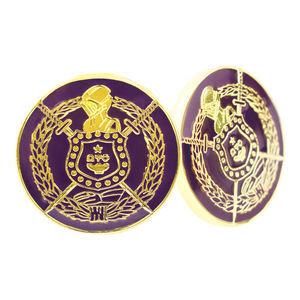 Gemelli massonici all'ingrosso dei gemelli di affari degli uomini del metallo dei gemelli dell'acciaio inossidabile di forma della prugna dei chiodi del polsino francese all'ingrosso - Product Image 3