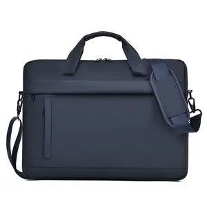 Borsa per laptop unisex in nylon impermeabile bianco per sublimazione da 17.5 pollici