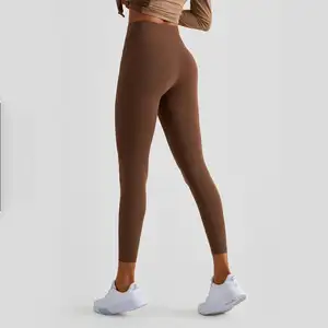 Leggings de gymnastique taille haute de haute qualité collants courts taille haute à bout de chameau leggings en forme de latex pour femmes
