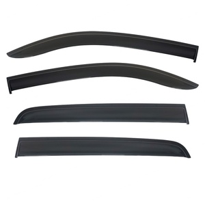 Accessoires de voiture, déflecteur de vent pour Toyota Tacoma Double Cab 4 portes 2016-2021, pare-pluie, protection contre les intempéries, visière de fenêtre - Product Image 1