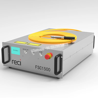 Besi Tahan Karat Pembersih/Pemotongan Aluminium 1000W 2000W 3000W MAX JPT Reci Raycus Sumber Laser Serat Terus Menerus