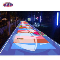 Système de projecteur interactif extérieur Offre Spéciale de jeu de plancher de projection nocturne pour l'hôtel