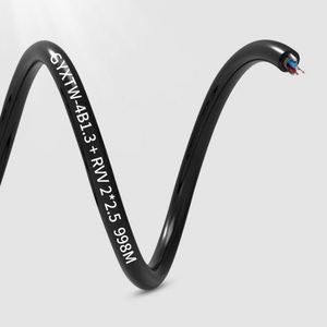 Câble blindé à 4 brins GYXTW RV RVV Câble à <span class=keywords><strong>fibre</strong></span> <span class=keywords><strong>optique</strong></span> 4*1mm2 Cordon d'alimentation Fil électrique Câble à <span class=keywords><strong>fibre</strong></span> <span class=keywords><strong>optique</strong></span> hybride - Product Image 6