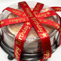 Großhandelspreis: Schmierfestes Hochglanz-Mutterband aus Metallgold-Vollharz für TPU-PET-Geschenkverpackungen und Dekoration