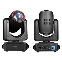 Mini Sharpy Beam, Cabeza Móvil LED de Doble Cabezal de 180W con Control DMX512, Luz de Haz RGBW para Eventos de DJ e Iluminación de Escenarios