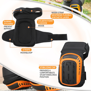 Rodilleras profesionales para hombres y mujeres, rodilleras gruesas de alta resistencia con cojín de Gel suave para trabajos de construcción, pisos, jardinería - Product Image 4
