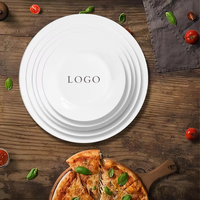 Ventes en gros d'ensembles d'assiettes en céramique de porcelaine de haute qualité pour la restauration, la maison, l'hôtellerie, la vaisselle de table