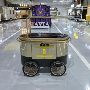 รถเข็นขายอาหารเคลื่อนที่ไฟฟ้าแบบจีน คุณภาพดี สำหรับขายเครื่องดื่ม - Product Image 3