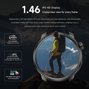 Montre connectée pour femme DS6 2025, écran HD de 1,46 pouce, étanche IP68, appels Bluetooth, suivi de la santé physiologique et du sommeil, bracelet en gel de silice - Product Image 4