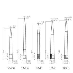 ปลายปิเปตโปร่งใส5มล. สำหรับปลายปิเปต5000UL Gilson สำหรับ <span class=keywords><strong>Eppendorf</strong></span> - Product Image 3