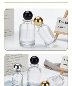 Custom Logo Luxury Clear Glass 30ml 50ml 100ml Perfume <b>Bottle</b> <b>Empty</b> Men Cologne <b>Spray</b> Screen Printing Refillable Pump Sprayer - Product Image 6