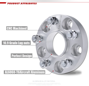 מתאמים מרווחי גלגל 2 "6 lug 6x5.5 מתאים עבור טוטנדר בלזר פרברית עם 14x1.5 חתיכים - Product Image 6