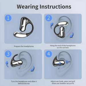 YYK-Q28 OWS Auricolari Sportivi Open-Ear con Audio Hi-Fi, Cuffie Wireless con Suono Surround Panoramico e Impermeabilità IPX5 - Product Image 5