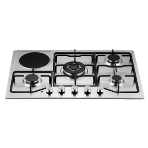 <strong>Electric</strong> <strong>Hot</strong> <strong>Plate</strong> With Gas Hob Stainless Steel Gas Cooktop 5 Burner Gas Stove - Product Image 2