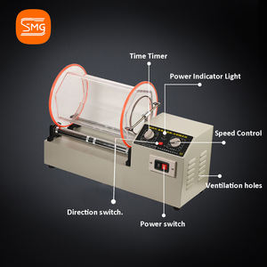 Çift Namlulu Döner Parlatma Makinesi Motor Yatağı, Altın Gümüş Takı Temizliği Değerli Metal Parlatma 2.2KW Yüksek - Product Image 2