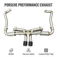 Tubos de Escape SDO Racing para Porsche 718 Boxster Cayman 2.0T 2.5T 2016-2024, Silenciador de Acero Inoxidable con Control de Válvula de Vacío