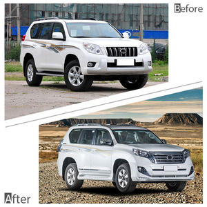 Kit de conversion pour Prado 2016, pare-chocs avant, phares, calandre, accessoires de mise <span class=keywords><strong>à</strong></span> niveau pour Toyota Prado FJ150 modèle 2010-2015 - Product Image 3