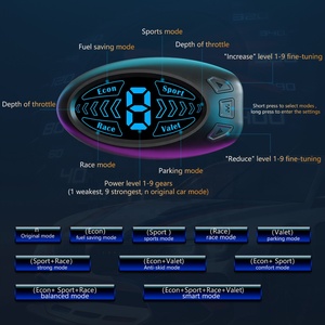 WiiYii Newest Mini Powerful Function 10-Mode Car Electronic Speed Booster Save Fuel Consumption F5 Car <strong>Throttle</strong> <strong>Controller</strong> - Product Image 3