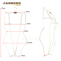 Porte-maillot de bain pour enfants Jasmine, à un seul niveau, en métal doré/or rose, pour garde-robe, balcon, salle de bain, salon, avec attaches