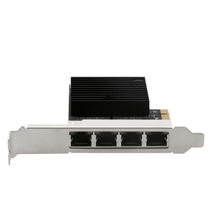 Carte réseau PCI Express <span class=keywords><strong>E1X</strong></span> 4 ports LAN, adaptateur réseau PCI-Express vers Ethernet Quad LAN 10/100/1000M, carte adaptateur 1000 Mbps Intel/I82571 pour - Product Image 3