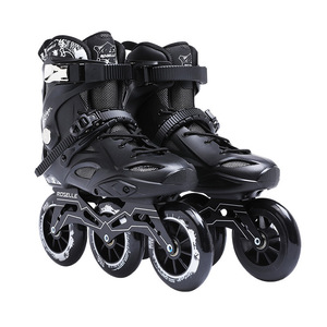 <span class=keywords><strong>Patines</strong></span> <span class=keywords><strong>de</strong></span> Carreras <span class=keywords><strong>de</strong></span> <span class=keywords><strong>Tres</strong></span> <span class=keywords><strong>Ruedas</strong></span> Grandes con Carcasa <span class=keywords><strong>de</strong></span> Nailon <span class=keywords><strong>de</strong></span> Una Sola Fila para Hombres y Mujeres Adultos - Product Image 5