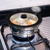 Couvercle universel pour casseroles et poêles Couvercle de casserole de 7 "-9",10 "-12" de diamètre pour ustensiles de cuisine Couvercle de casserole de remplacement en silicone