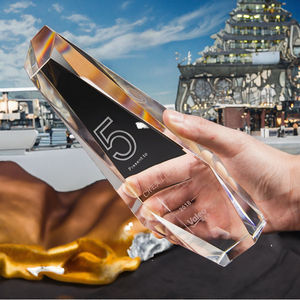 Aangepaste K9 Kristal Laser-Gegraveerde Trofee Met Engel Thema Voor Werknemer Erkenning, Andere Kristal Ambachten Beschikbaar - Product Image 5