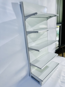 אופנתי מתכת גונדולה מדפי מותאם אישית חנות תצוגת סופרמרקט פלדה מדפים - Product Image 3