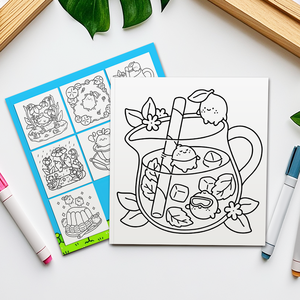 Livre de <span class=keywords><strong>coloriage</strong></span> anti-stress Motifs de <span class=keywords><strong>fruits</strong></span> et légumes 24 pages Reliure parfaite Couverture souple Papier d'art de qualité supérieure - Product Image 3