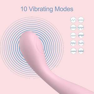 Wholesale 10 Frequency Clitoris Massager AV Stick Body-Safe <b>Vibrator</b> Easy Clean Heating Waterproof USB Rechargeable Low Noise - Product Image 4
