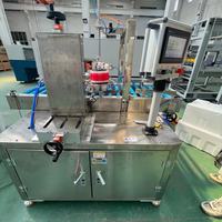 Machine semi-automatique de scellage de boîtes et de cartons en mousse, 8-15 boîtes/min, pour l'emballage alimentaire, des boissons et des machines