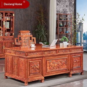 Daxiang Home - Combinación de Mesa y Silla de Oficina de Madera de Sequoia, Escritorios de Madera de Sándalo Rojo, Escritorio Chino, Origen Guangdong - Product Image 3