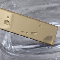 Échantillon gratuit SS 304 T/U en forme de profilé en acier inoxydable pour décoration murale/plafond coupe cintrage traitement ANSI Standard T Channel
