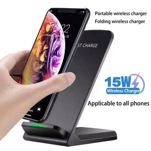<span class=keywords><strong>Cargador</strong></span> <span class=keywords><strong>Inalámbrico</strong></span> Plegable 2 en 1 para iPhone, Estación de Carga Rápida de 15W, <span class=keywords><strong>Cargador</strong></span> <span class=keywords><strong>Inalámbrico</strong></span> Plegable de Carga Rápida - Product Image 1