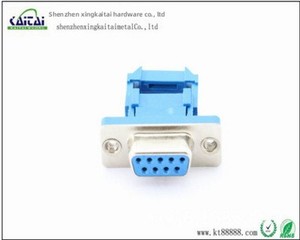 D-sub 9pin nữ máy tính kết nối cắm USB loại đồng liên hệ với vật liệu cho thuận tiện PCB Uốn Tóc bồng và xuyên - Product Image 2