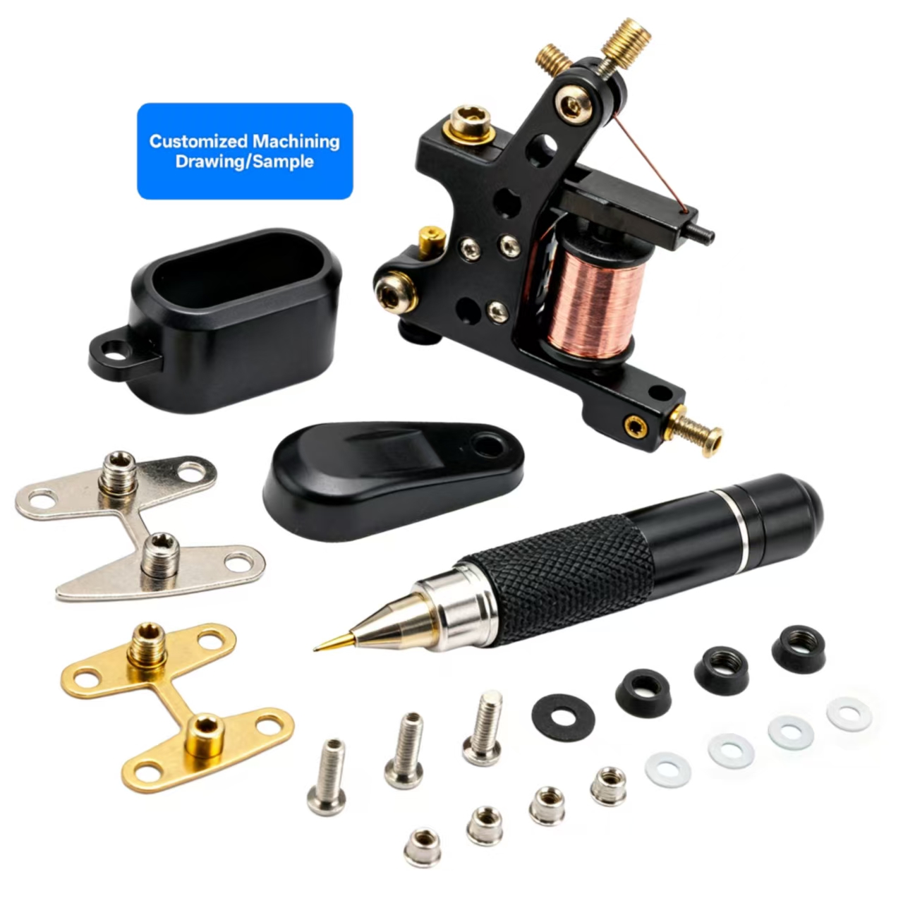 High Quality Rotary Tattoo Machine Frames - Professional & Durable