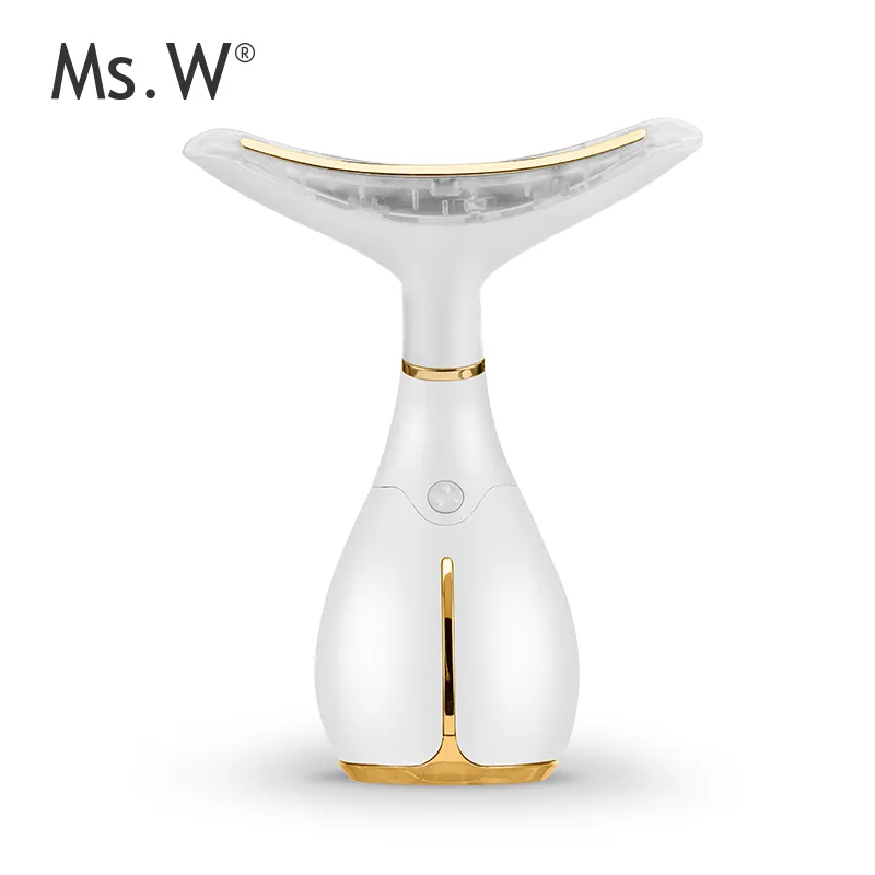 Ms.W heating face lift neck and back massager,chin tightening vibration multifunctional beauty device