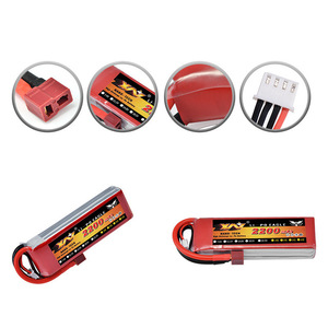 Batteria lipo ai polimeri di litio ad alta capacità 2200mah 35c 4s 14.8v 4s per elicottero FPV rc - Product Image 2
