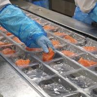 Machine d'emballage sous vide thermoformage automatique pour filet de tilapia