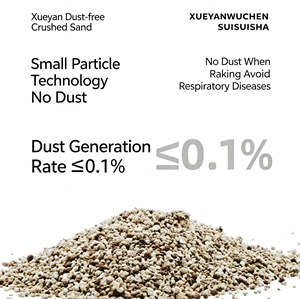 Mineral <b>Cat</b> Litter <b>Box</b> No Dust Fast Clumping Highly Adsorbent Odor Control Sodium-based Mineral Sand Red Crushed Mineral Sand - Product Image 3