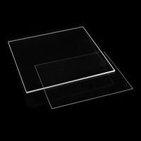 Plaque de fenêtre optique transparente Plaque de saphir d'épaisseur 0.5mm pour port de caméra