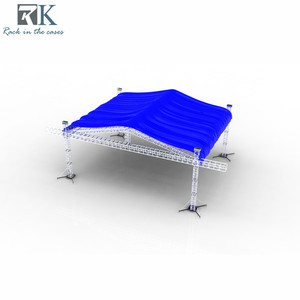 Structure de treillis modulaire en alliage d'aluminium pour éclairage extérieur à toit courbé, installation rapide, pour affichage - Product Image 1