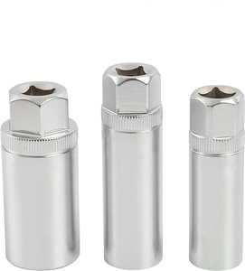 GTYPRO Magnetic Spark Plug <strong>Socket</strong> 3/8 Drive 4mm 16mm <strong>18mm</strong> 21mm Deep Strong Magnet Secures Spark Plugs 1 - Product Image 2