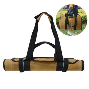 Autonomy Firewood Storage Bag Oxford Cloth Portable Outdoor Camping Log Carrier Khaki Brown Military Green - Product Image 3