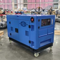 Générateurs diesel silencieux 12 kVA, 15 kVA, 20 kVA, 30 kVA avec ATS, AVR, capot insonorisé, monophasé, triphasé, ISO, EPA, groupe électrogène extérieur