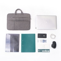 Sac pour ordinateur portable étanche de 13 pouces de haute qualité étui d'ordinateur de style simple pour Macbook ou PC