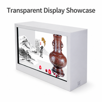 Vitrine d'affichage holographique 3D à écran tactile LCD transparent HAUMR pour les musées, les bibliothèques et les expositions commerciales
