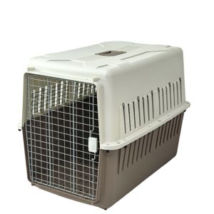 पालतू वाहक एयरलाइन शिपिंग ने प्लास्टिक कुत्ते परिवहन बॉक्स पालतू पिंजरों बैग वाहक और यात्रा क्रेट्स केनेल - Product Image 4